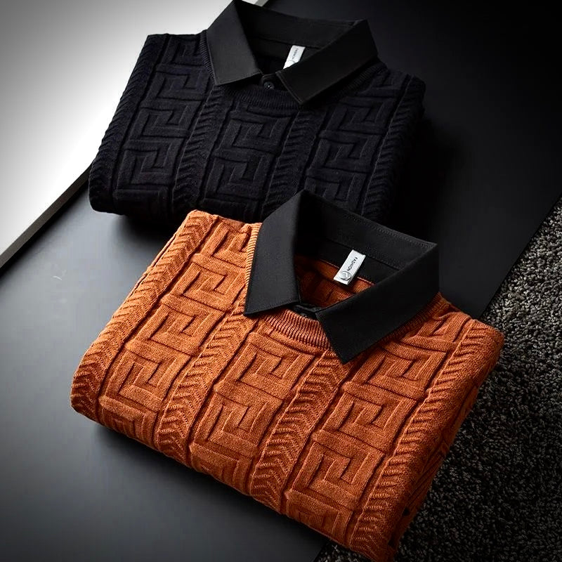 SALVADOR CONTI POLO SWEATER