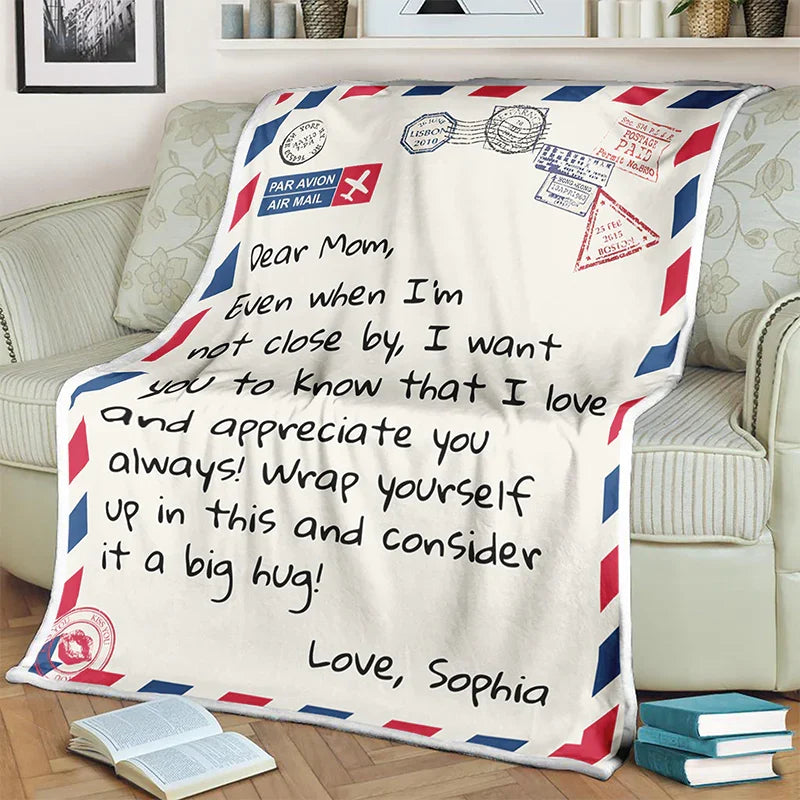 Personalized Mom Blanket