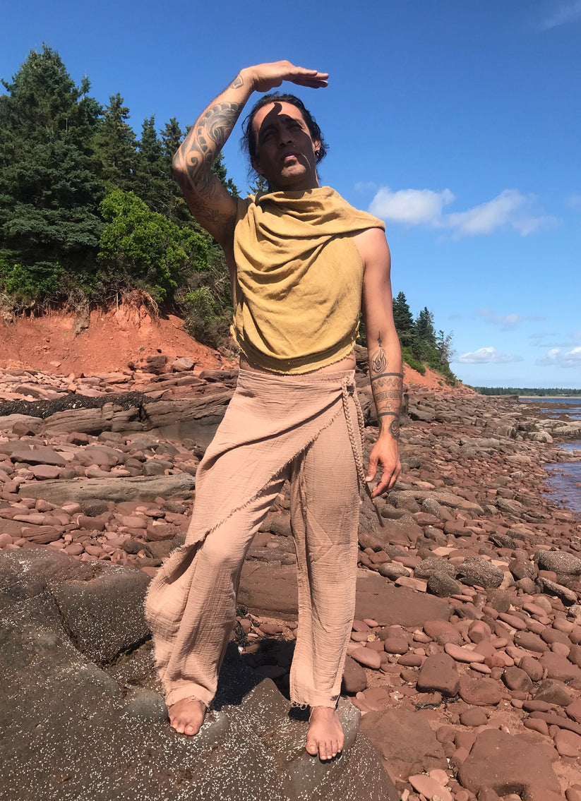 Organic Cotton Man Boho Pants