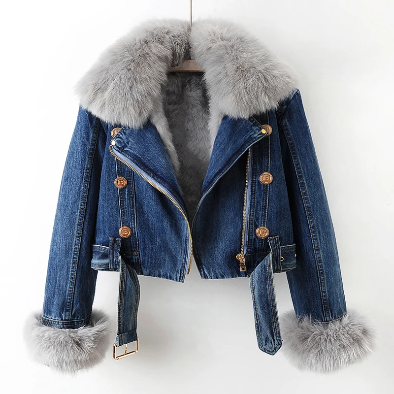 CHLOEÉ AZUR EDGY DENIM JACKET