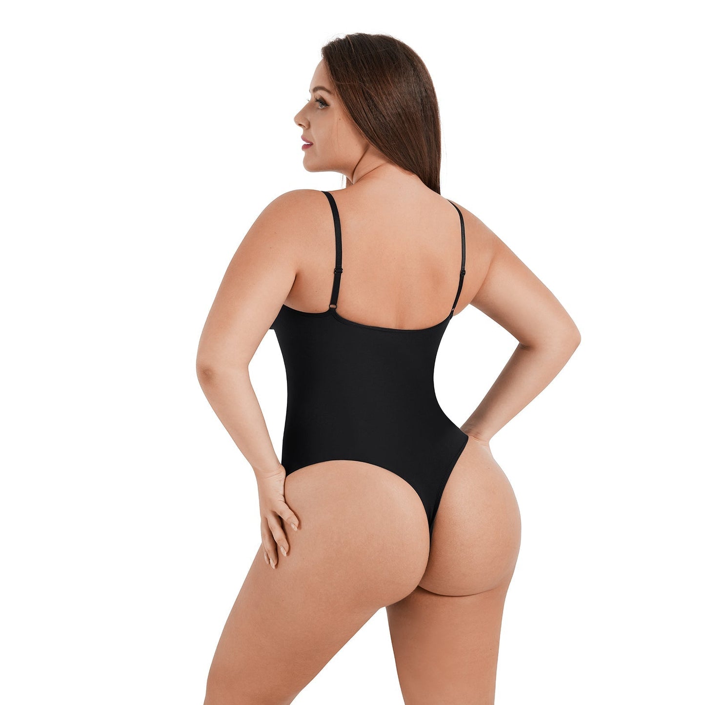 Sculpt & Comfort in One: Snap-Closure Thong Bodysuit