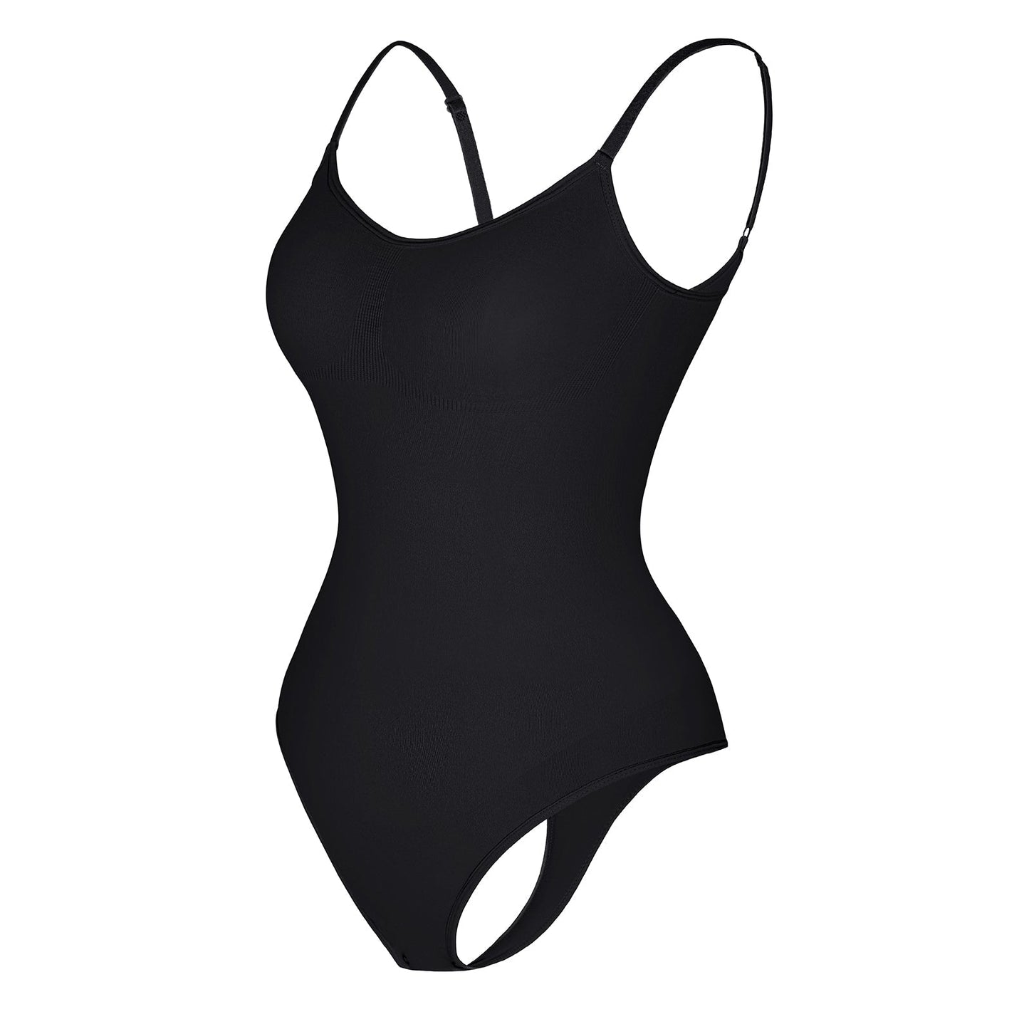 Sculpt & Comfort in One: Snap-Closure Thong Bodysuit