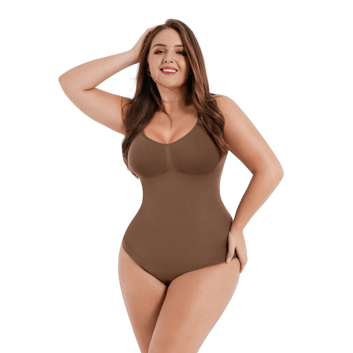 Sculpt & Comfort in One: Snap-Closure Thong Bodysuit