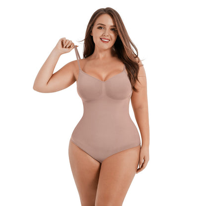 Sculpt & Comfort in One: Snap-Closure Thong Bodysuit