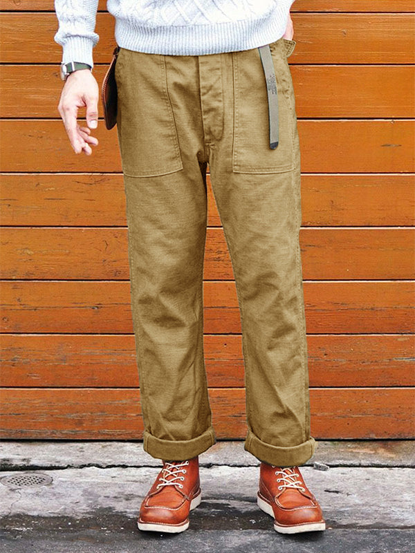 Men's Straight Casual Pants Inspired by OG-107 Fatigue Pants