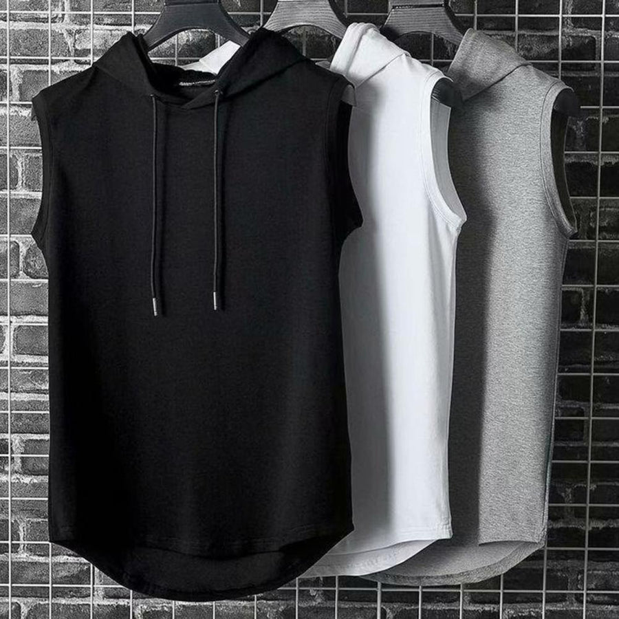 FlexFit Sleeveless Muscle Hoodie