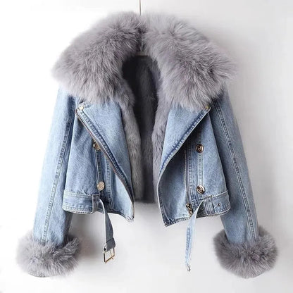 CHLOEÉ AZUR EDGY DENIM JACKET