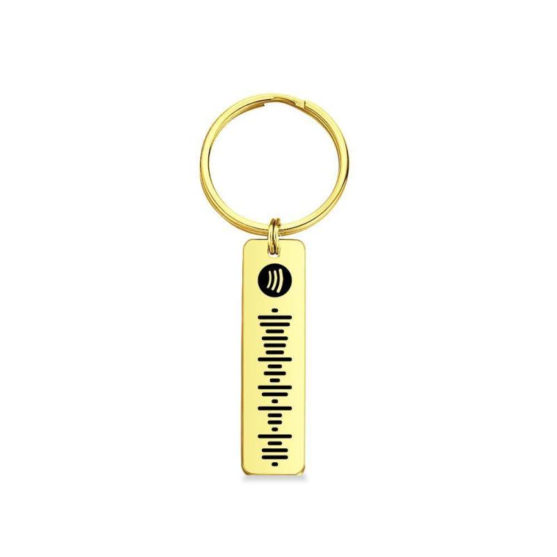 Scannable Spotify Code Keychain