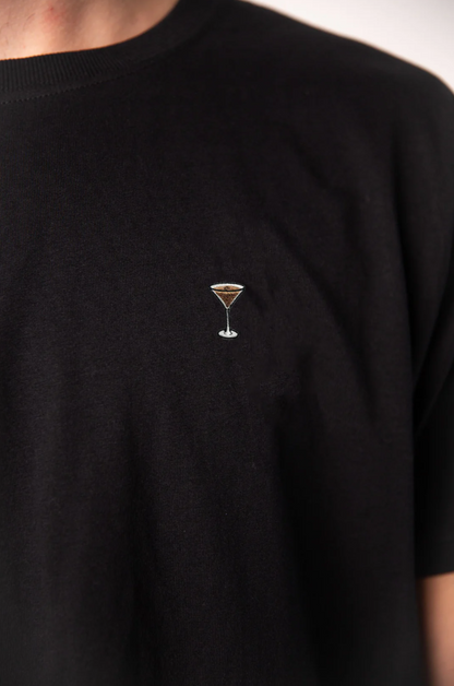 Espresso Martini| Embroidered Organic Cotton T-shirt (Unisex)