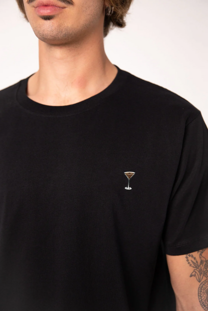 Espresso Martini| Embroidered Organic Cotton T-shirt (Unisex)