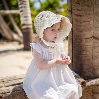 Personalized Summer Leather Patch Straw Hat for Comfort & Unique