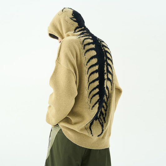 KNITTED CENTIPEDE HOODIE