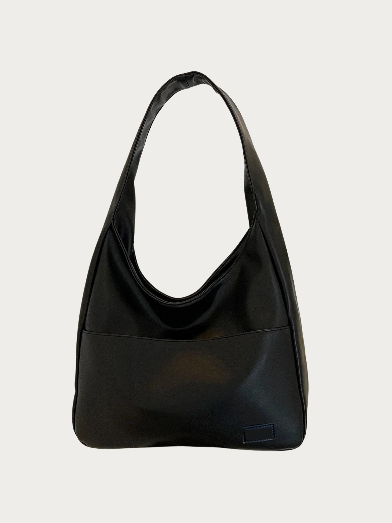 Minimalist Snap Button Hobo Bag