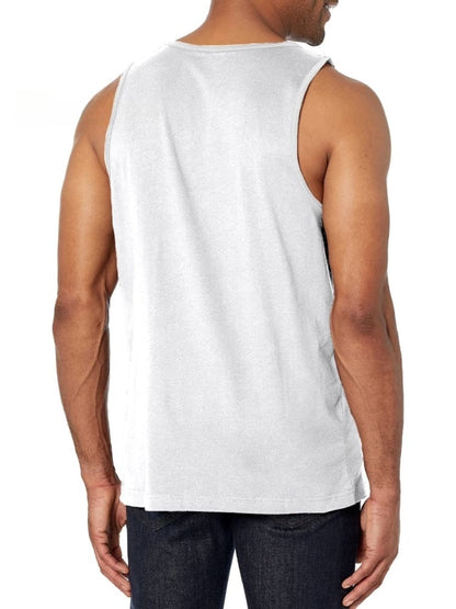 Men's Tank Top Bear Print Crew Neck Tank T-Shirt