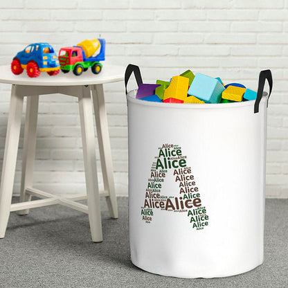 Personalised Name Toy Storage Basket