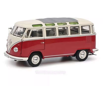 1/24 Bus Simulation Alloy Car Model Collection Ornaments