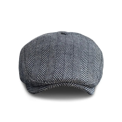 The Original 5-Panel Scally Cap - Grey Herringbone