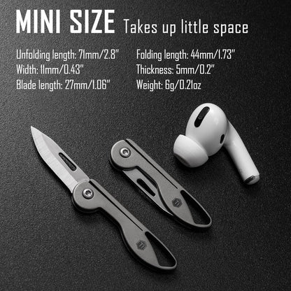 Mini Titanium Alloy Folding Pocket Knife