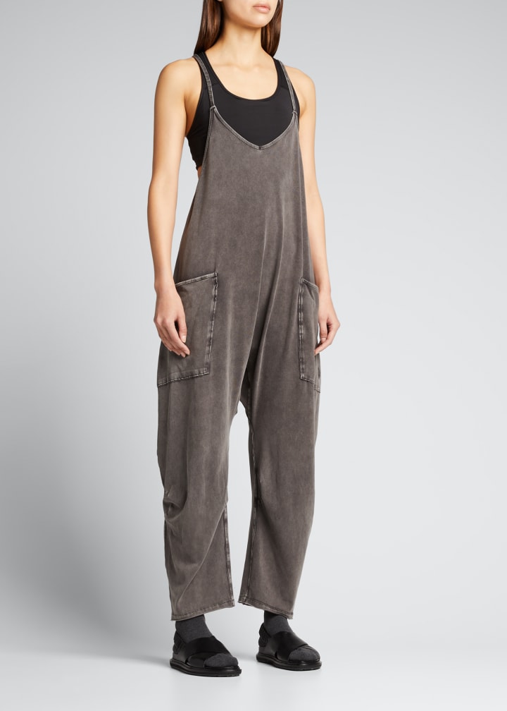 Wide Leg Jumpsuit with Pockets