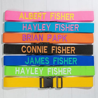 Personalised Name Luggage Suitcase Straps