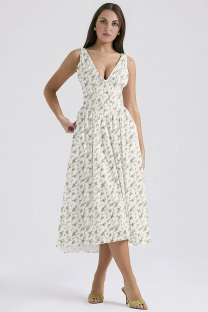 Emmelina Cotton Corset Sundress