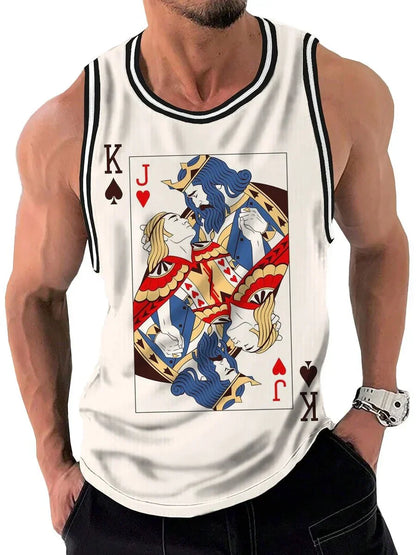 Mahdie Farhadkiaiei Playing Cards King & Joker Art Print T-Shirt