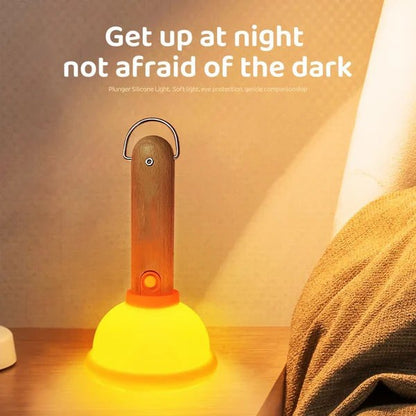 Cute Plunger Silicone Night Light