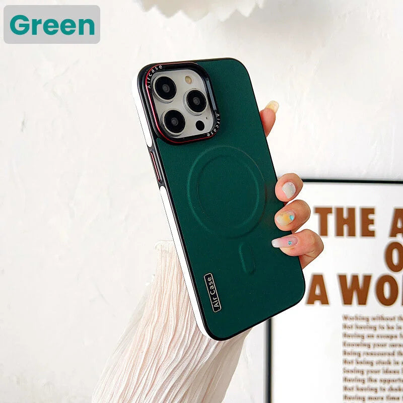 Magnetic Leather Phone Case for iPhone Series