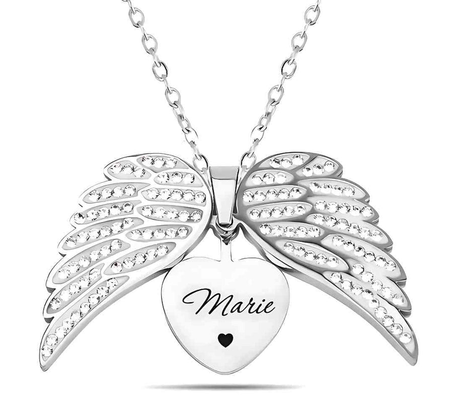 Customizable "My Angel" Necklace