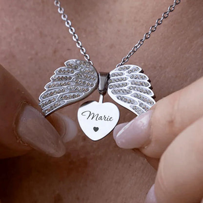 Customizable "My Angel" Necklace