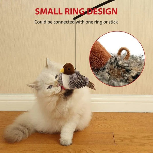 Interactive Chirping Bird Cat Toy