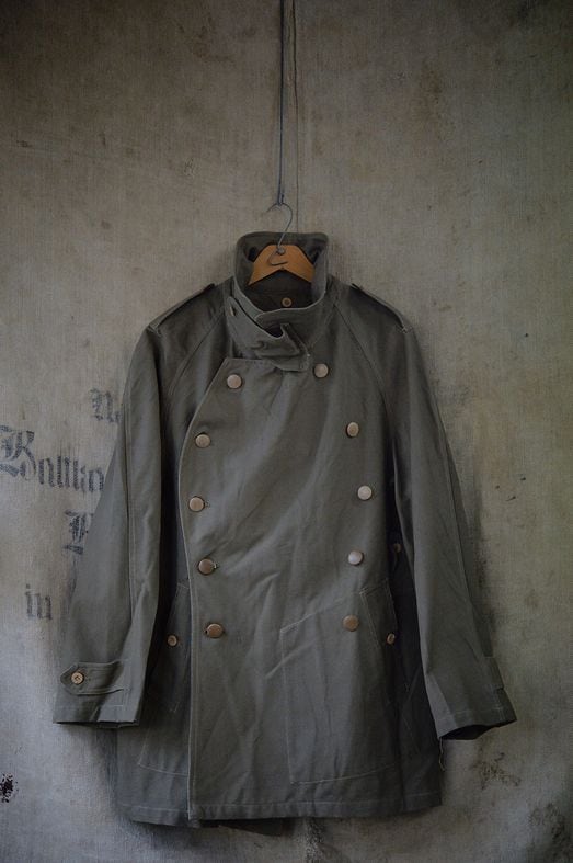 Vintage French Army Motorcycle Jacket & Liner