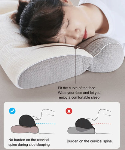 Sleep Enhancing Cervical Support Comfort Goose Down Pillow