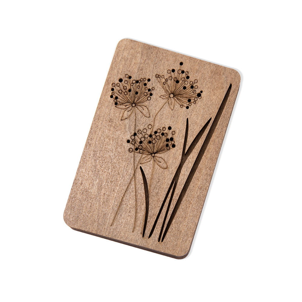 Personalised Wooden Needle Box Holder with Magnet Needle Minder Embroidery Needle Point Storage Tool