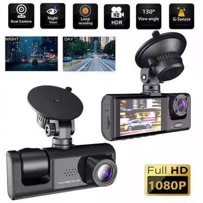 2-Inch Screen Wifi Link 1080P HD Dashcam with Night Vision 2 or 3 Lenses