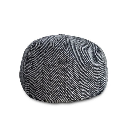 The Original 5-Panel Scally Cap - Grey Herringbone