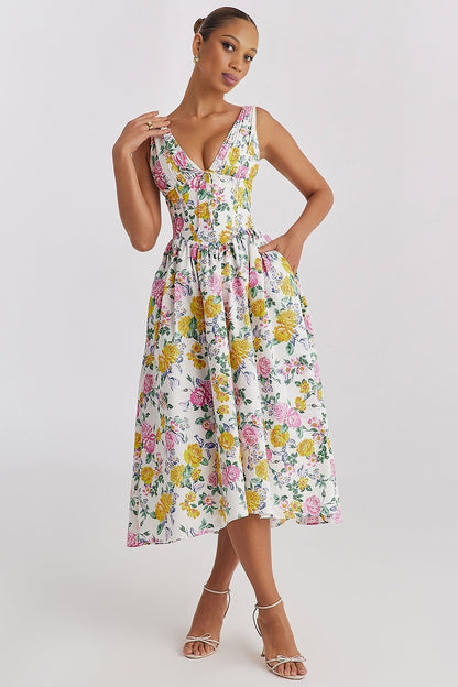 Emmelina Cotton Corset Sundress