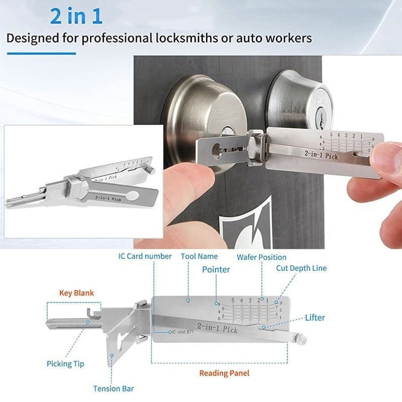 Stainless Steel Key Decoder