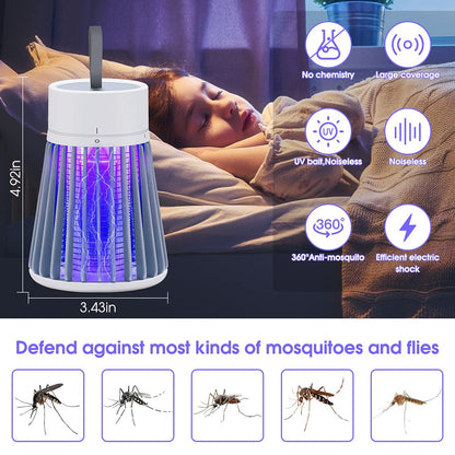 Mosquito Guard - Portable Bug Zapper for Indoors Outdoor Fly Zapper Mosquito Trap