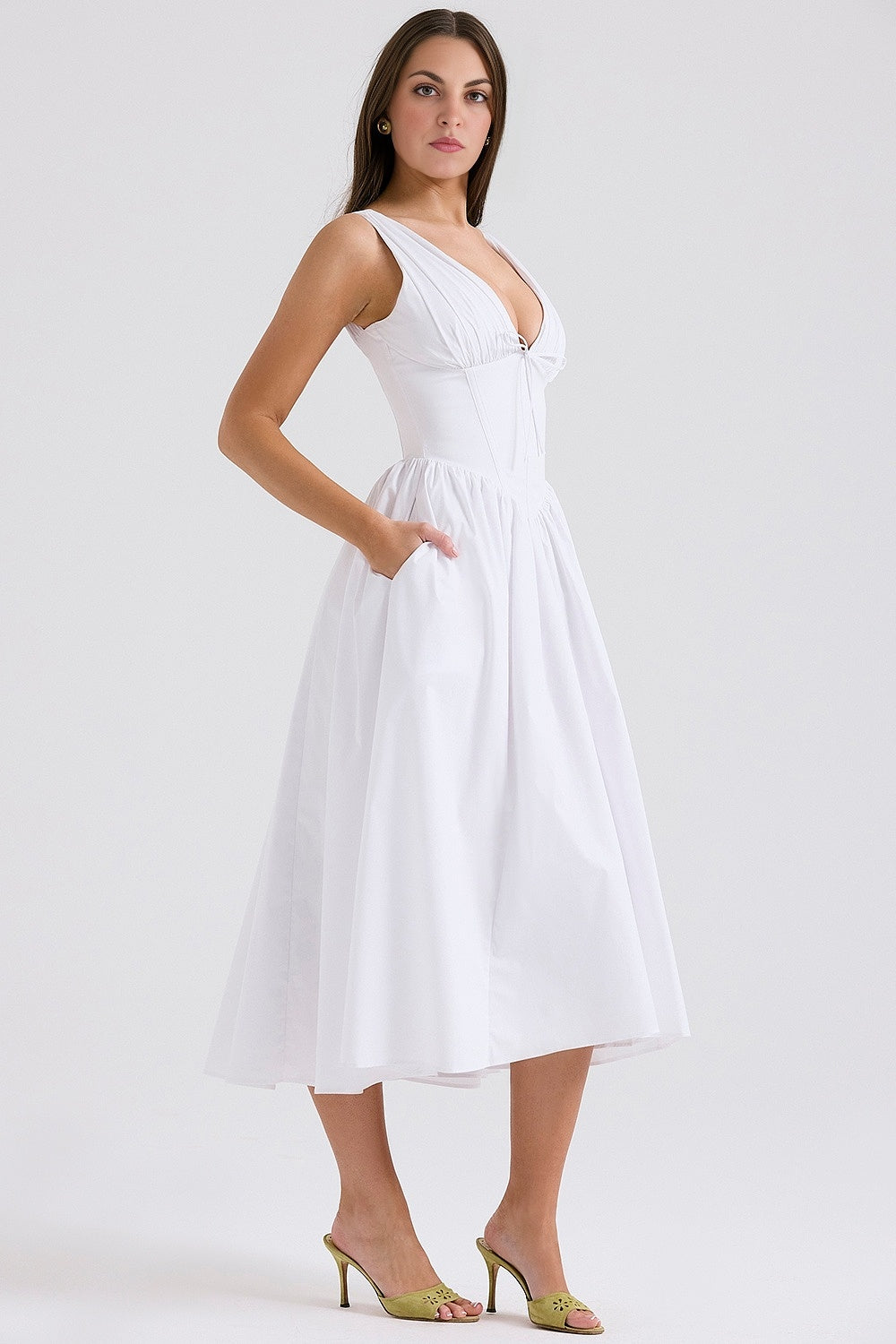 Emmelina Cotton Corset Sundress