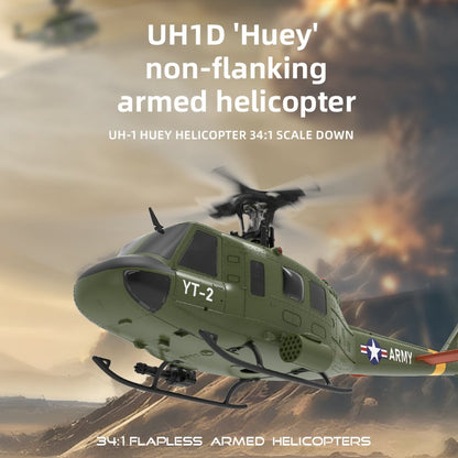 🚁YuXiang F07 UH-1D Gyro Stabilized Helicopter-RTF