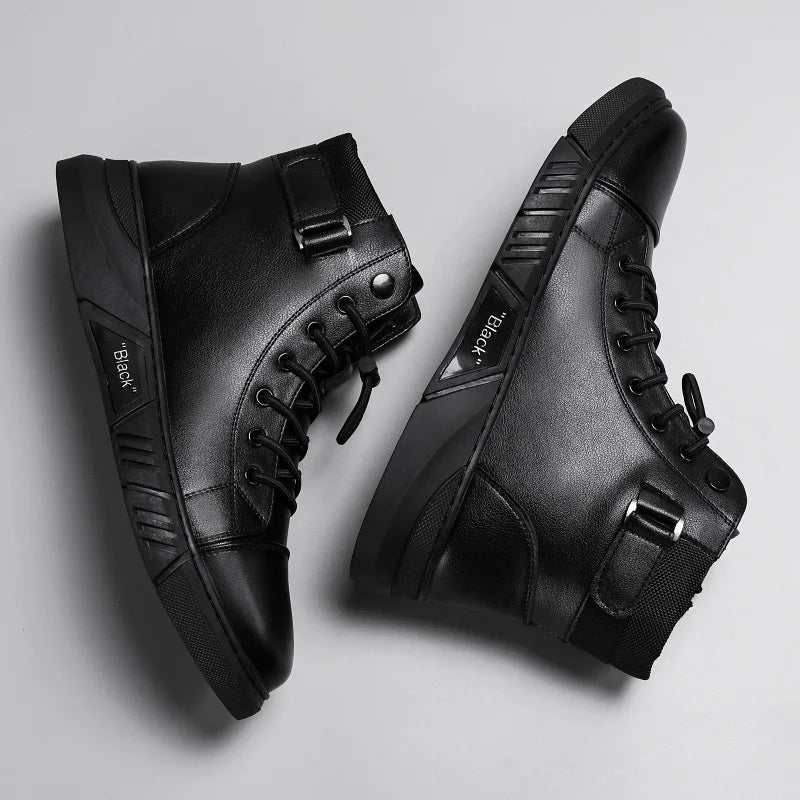 Men's Casual Versatile Genuine Leather Boots