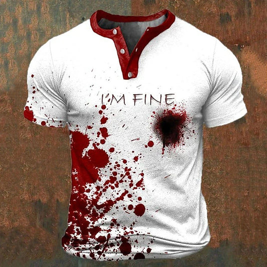 I'm Fine - Men's 3D Print T-Shirt