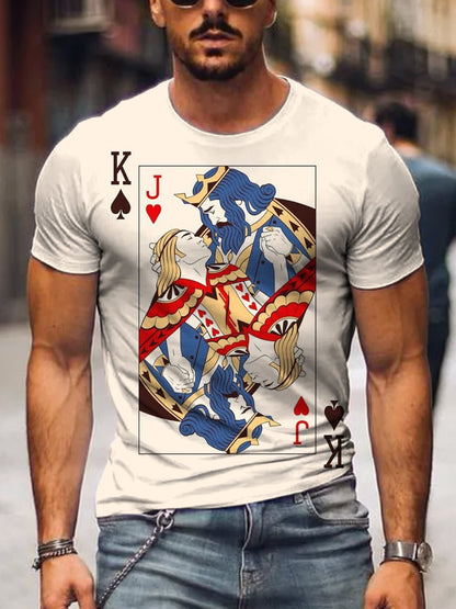 Mahdie Farhadkiaiei Playing Cards King & Joker Art Print T-Shirt