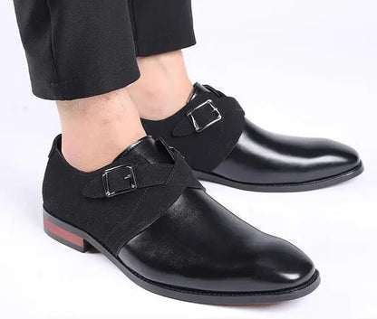 LUCA MANCINI LEATHER DRESS SHOES