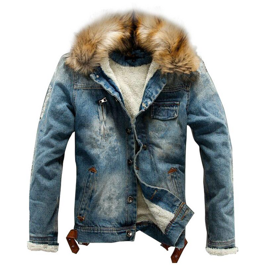 BROOKLYN SHERPA EDGE DENIM JACKET