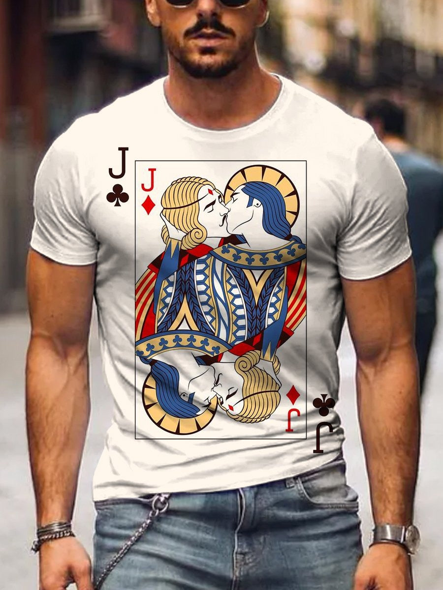 Mahdie Farhadkiaiei Playing Cards King & Joker Art Print T-Shirt