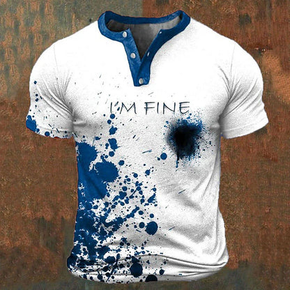 I'm Fine - Men's 3D Print T-Shirt