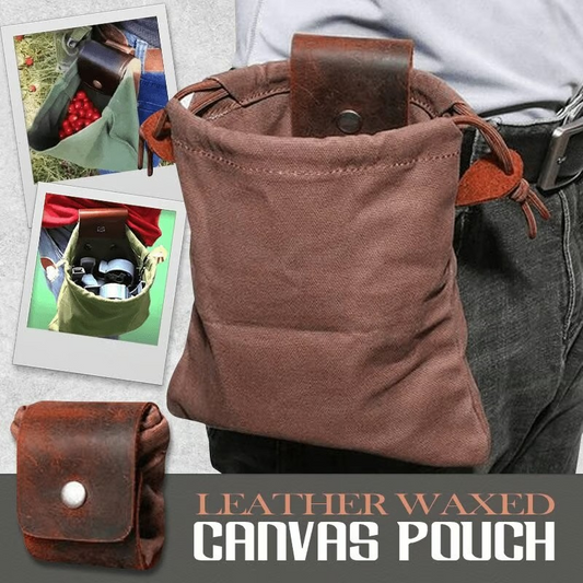 (Father's Day Sale- 48% OFF) Handmade Cowhide Canvas Bag