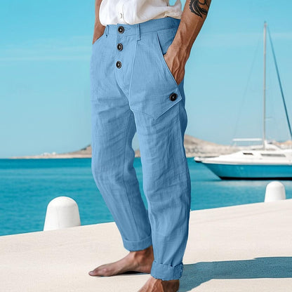 Men's Cotton Linen Trousers